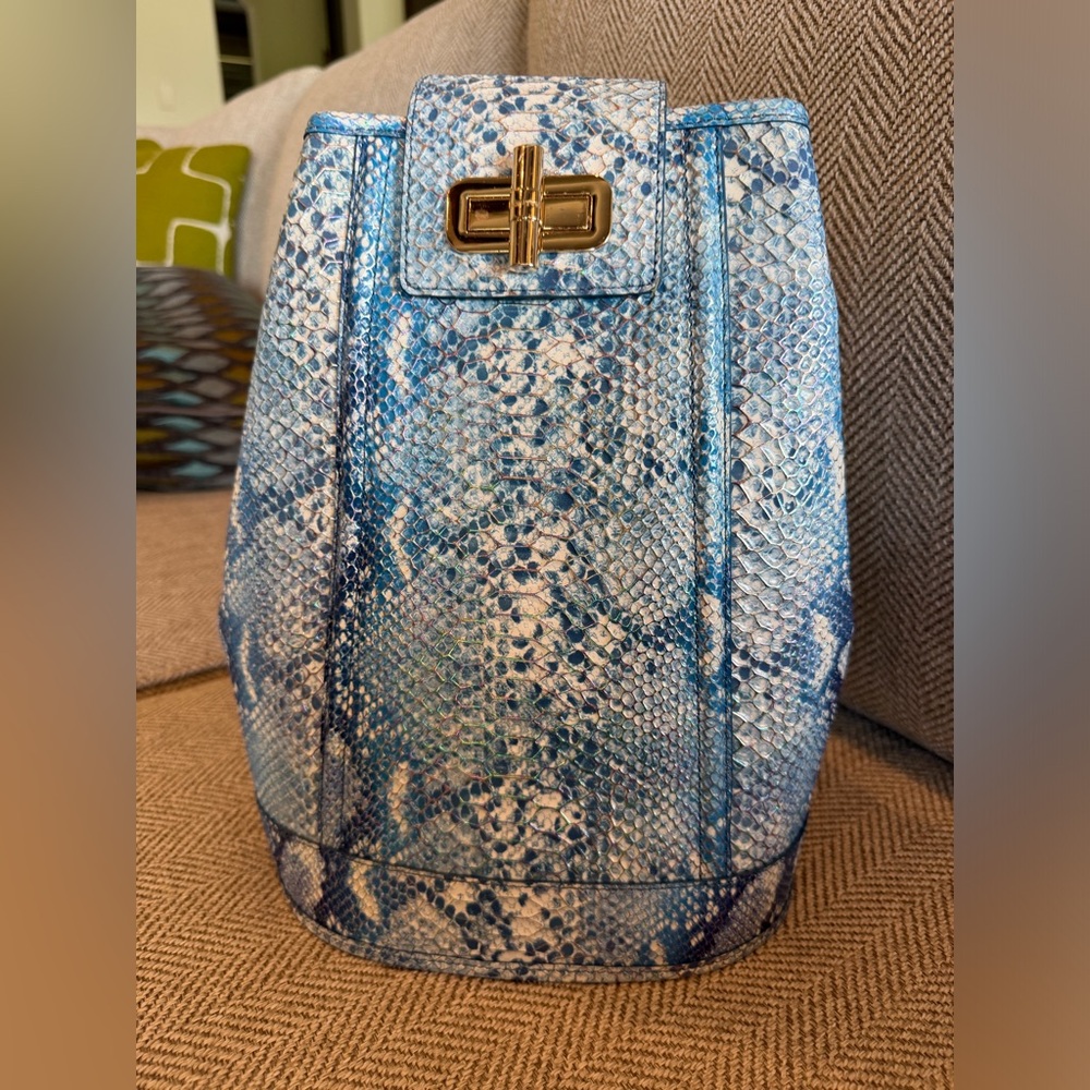 Brahmin Maddie Joyful Oceangrove Leather Backpack